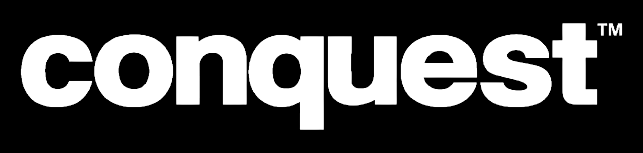 Conquest logo with TM_Conquest logo - white-Photoroom