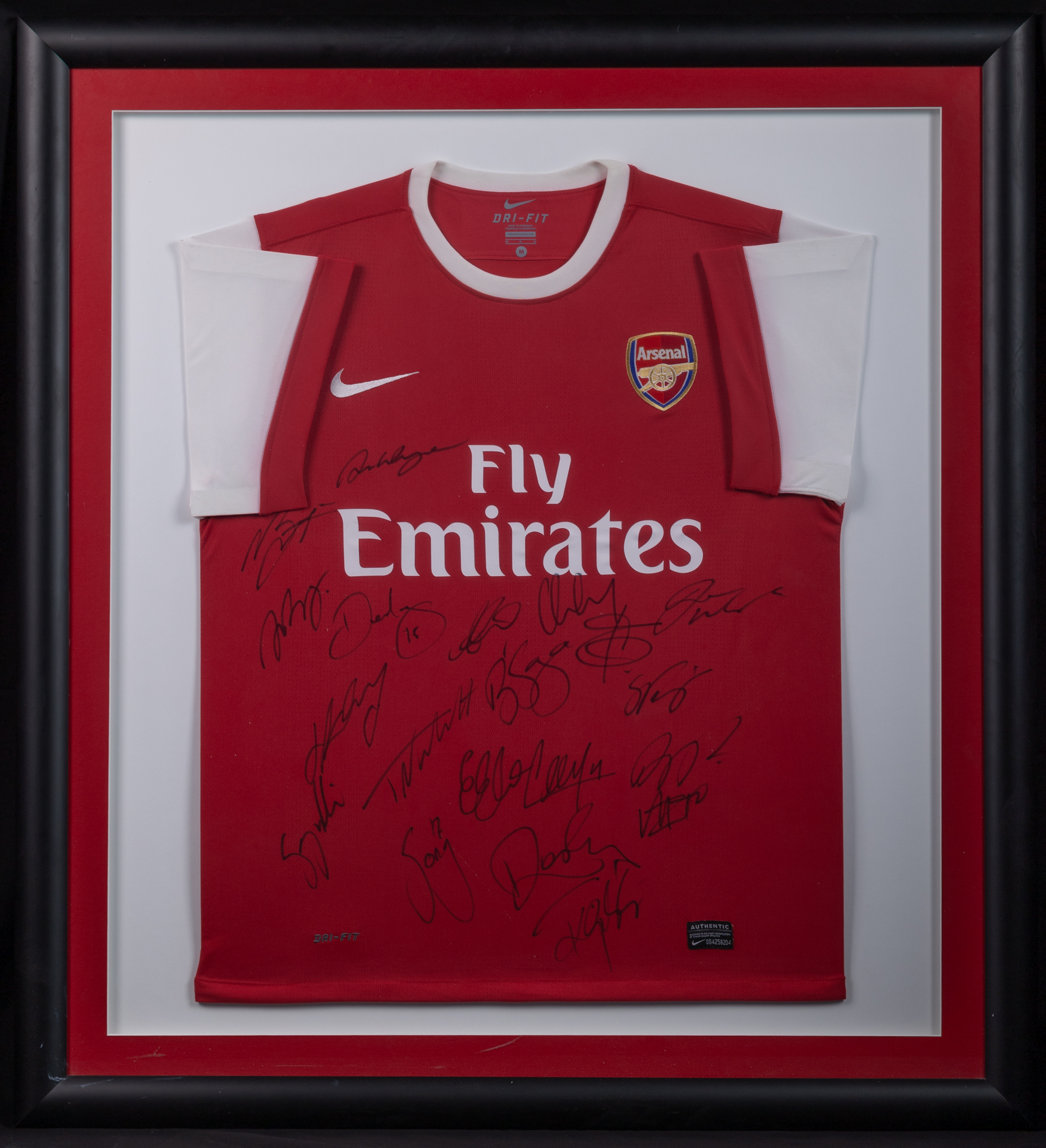 Arsenal Signed Jersey 2010 TeamSimon