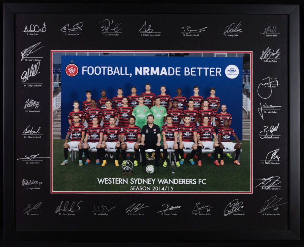 Western Sydney Wanderers Fc 2014 2015 Signed Poster TeamSimon western-sydney-wanderers-fc-2014-2015-signed-poster-teamsimon